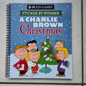 NEW Sticker By Number "A Charlie Brown Christmas" by Brain Games